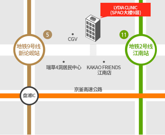 LYDIA CLINIC 地图